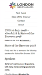 Mobile Screenshot of londonwebstandards.org